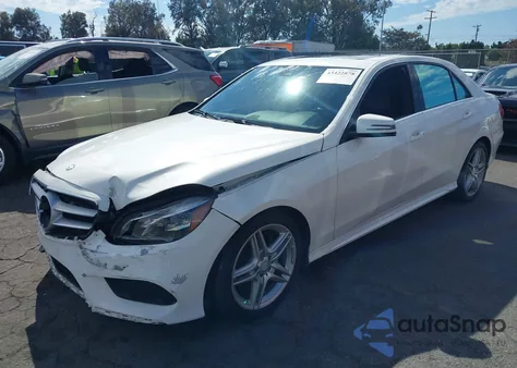 2014 Mercedes-Benz E 350 z USA, uszkodzony, nr VIN WDDHF5KB2EA805907